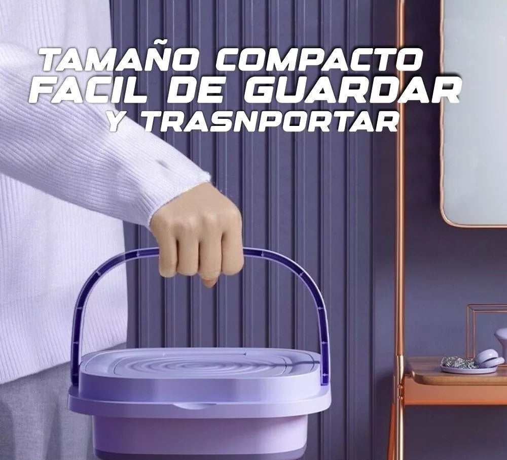 Mini Lavadora Portatil con Secado 🧼👕, Fácil de transportar