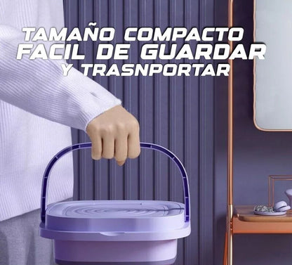 Mini Lavadora Portatil con Secado 🧼👕, Fácil de transportar