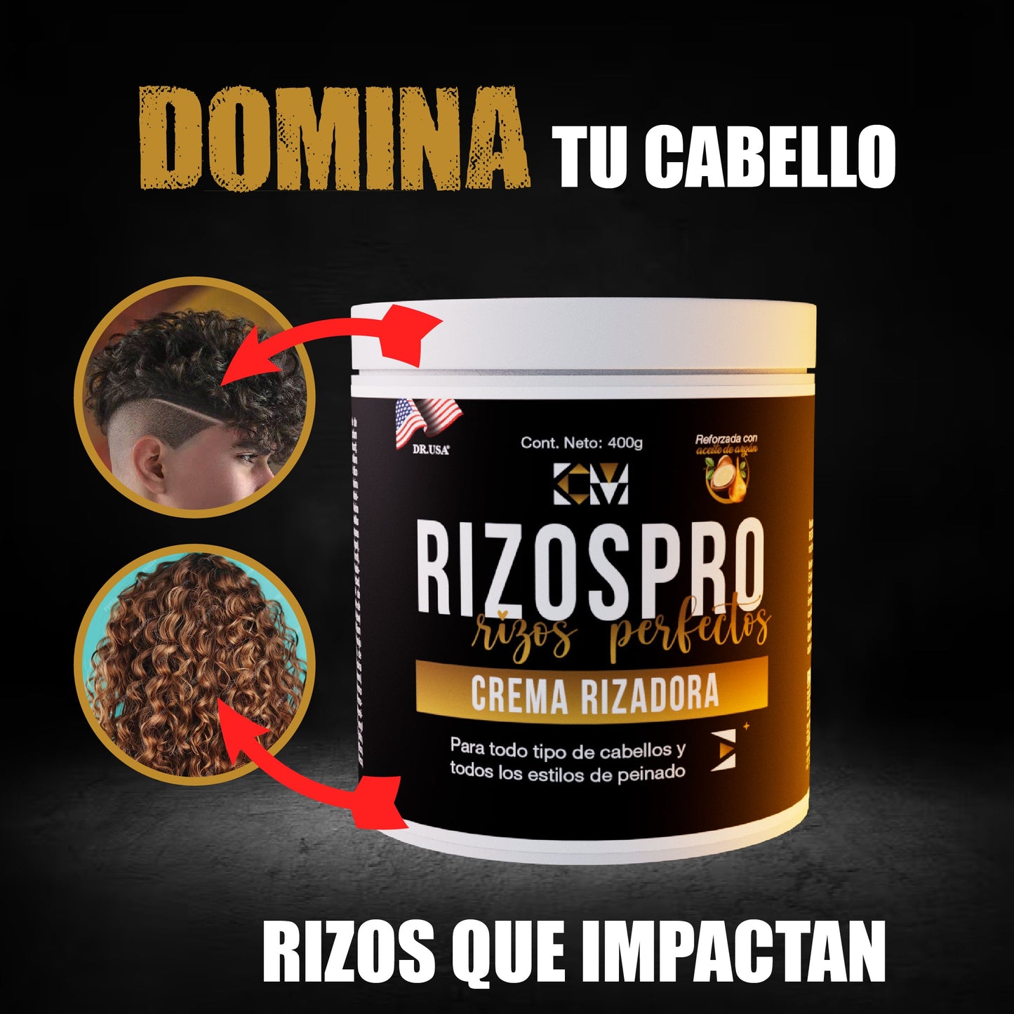 Rizos Pro™- (LA ORIGINAL) By Dr. USA Tratamiento De Crema Rizadora 100% Efectivo