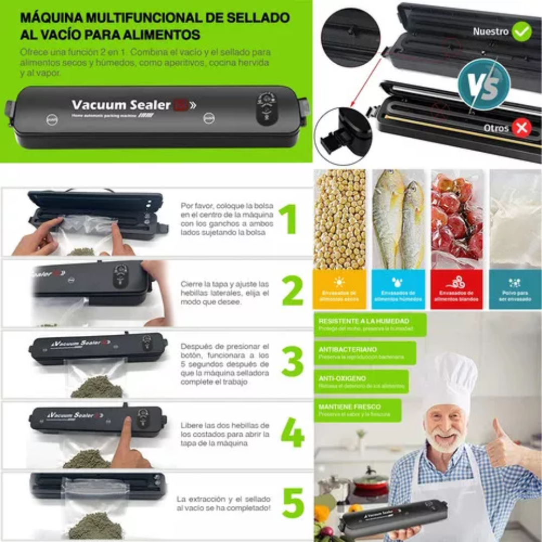 Selladora SEALER PRO™ Al Vacio