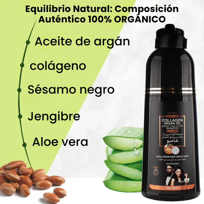 SHAMPOO TINTE CUBRE CANAS DISAAR® - Resultados desde el primer uso 💯✔️