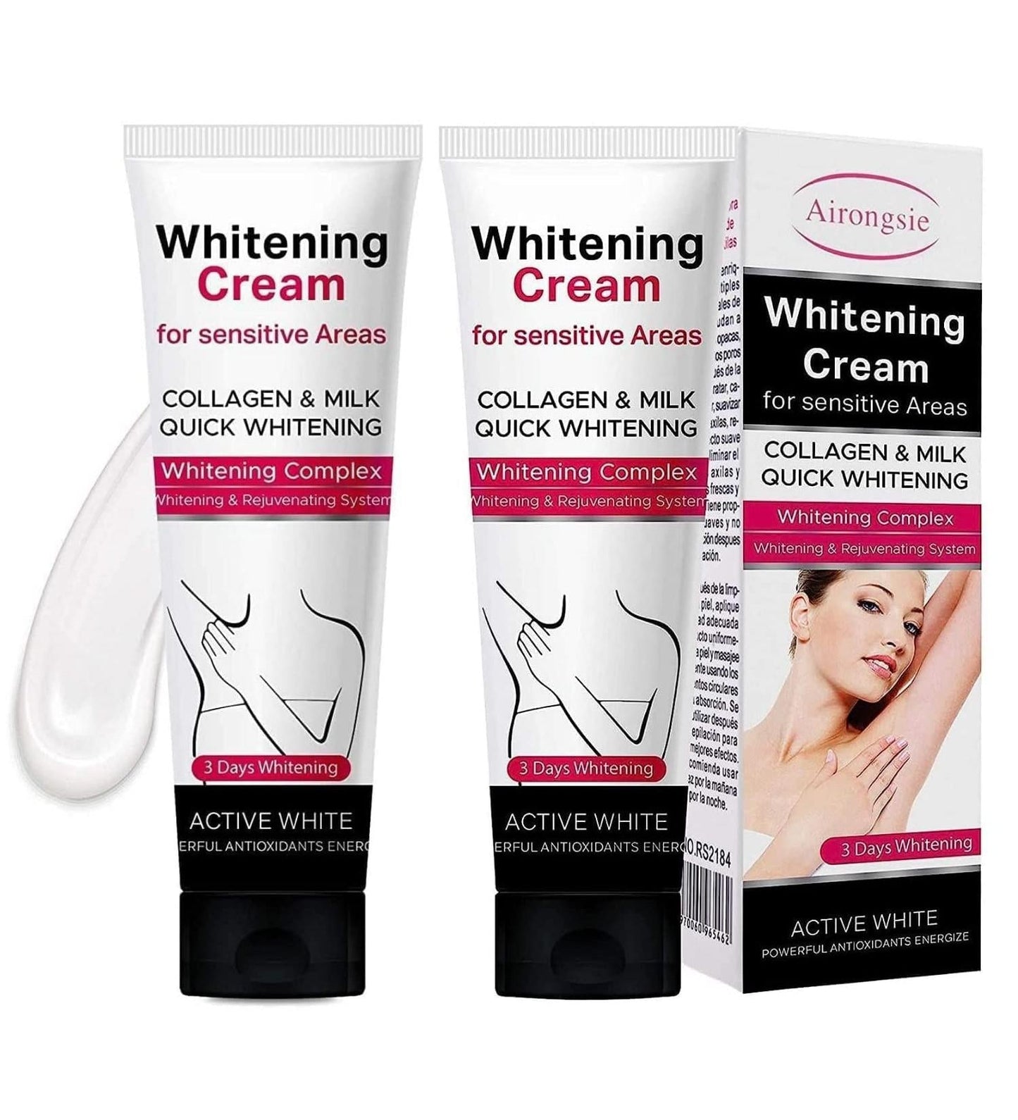 PROMO- 2Unds Crema Blanqueadora® Aclarante Piel y Más!!