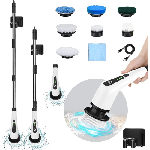 🔌🌊 CEPILLO DE LIMPIEZA ELÉTRICO 7 EN 1 🌟 🏠💪