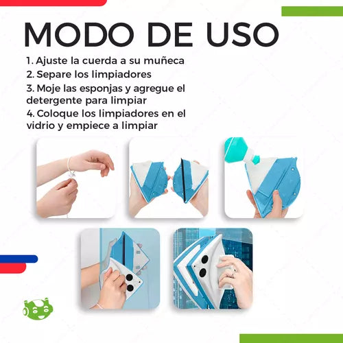 🧲🧽Limpia Vidrios Magnético PRO®️ 🏠⚡️✨