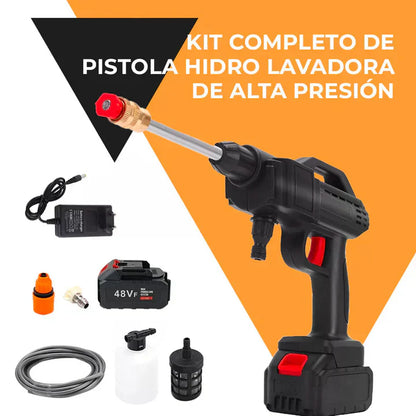 Pistola Lavadora Portátil 💦(Super Potente💪) 2 baterias🔋48W⚡