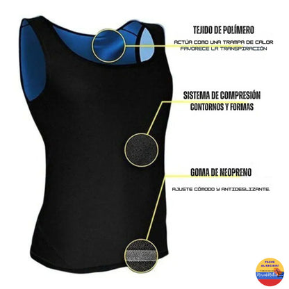 🔥CAMISETA TERMICA REDUCTORA ORIGINAL®🥵Maximiza tus resultados💪