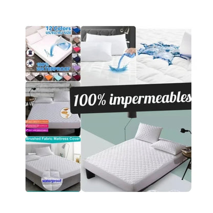 ☁️🐏Cubre Colchon Impermeable 💦🛌⭐️⭐️⭐️⭐️⭐️